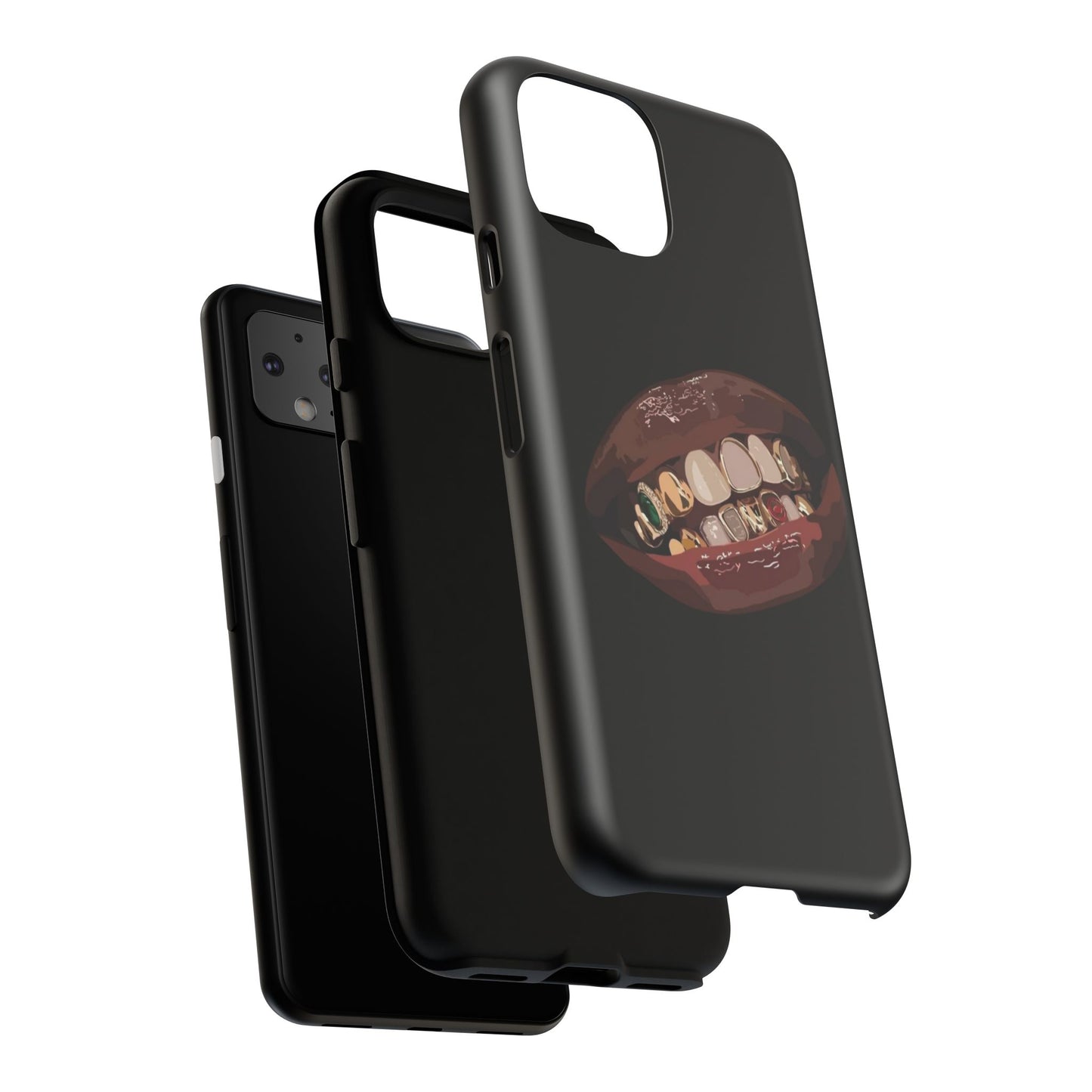 Tough Cases - Unique Phone Case with Bold Teeth Design