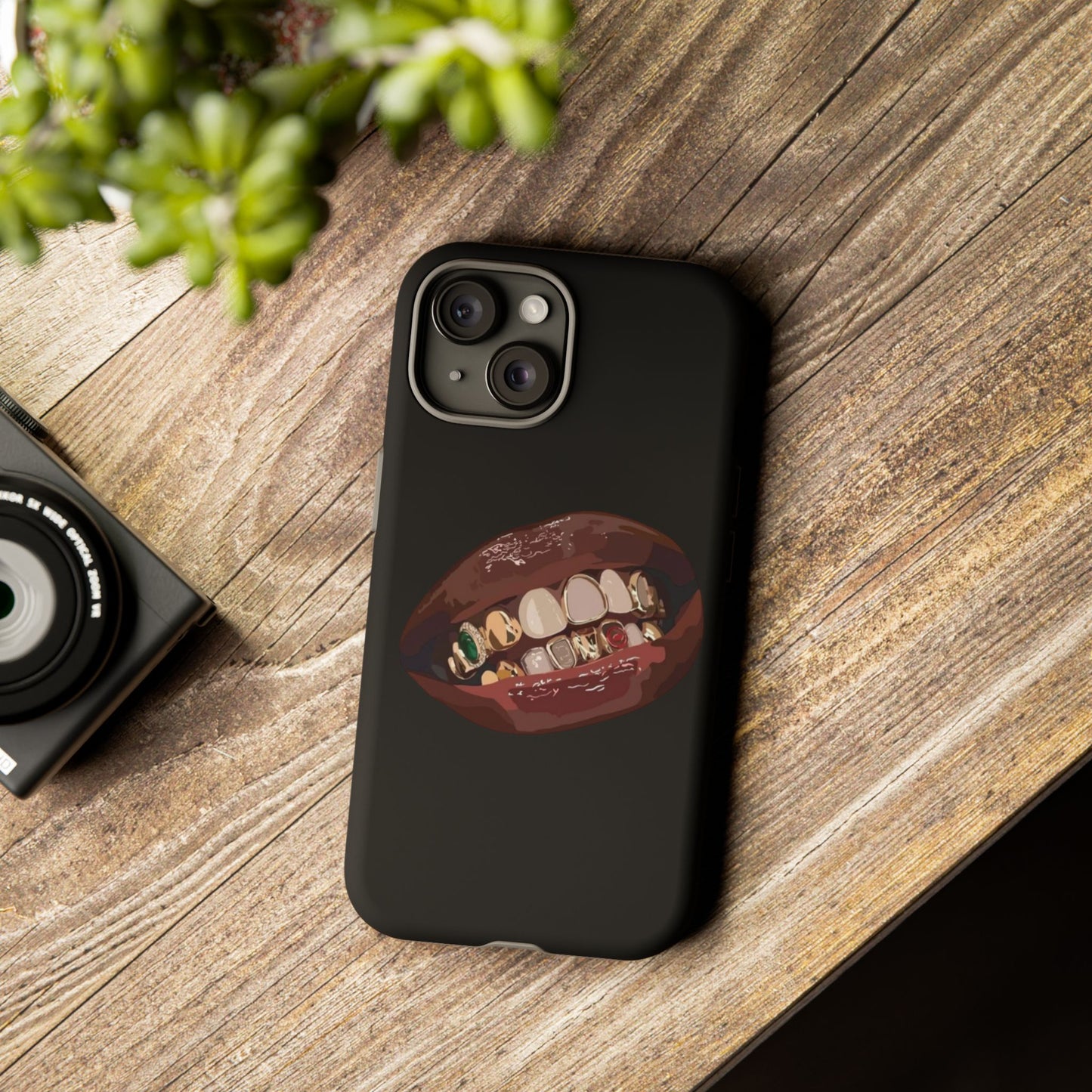 Tough Cases - Unique Phone Case with Bold Teeth Design