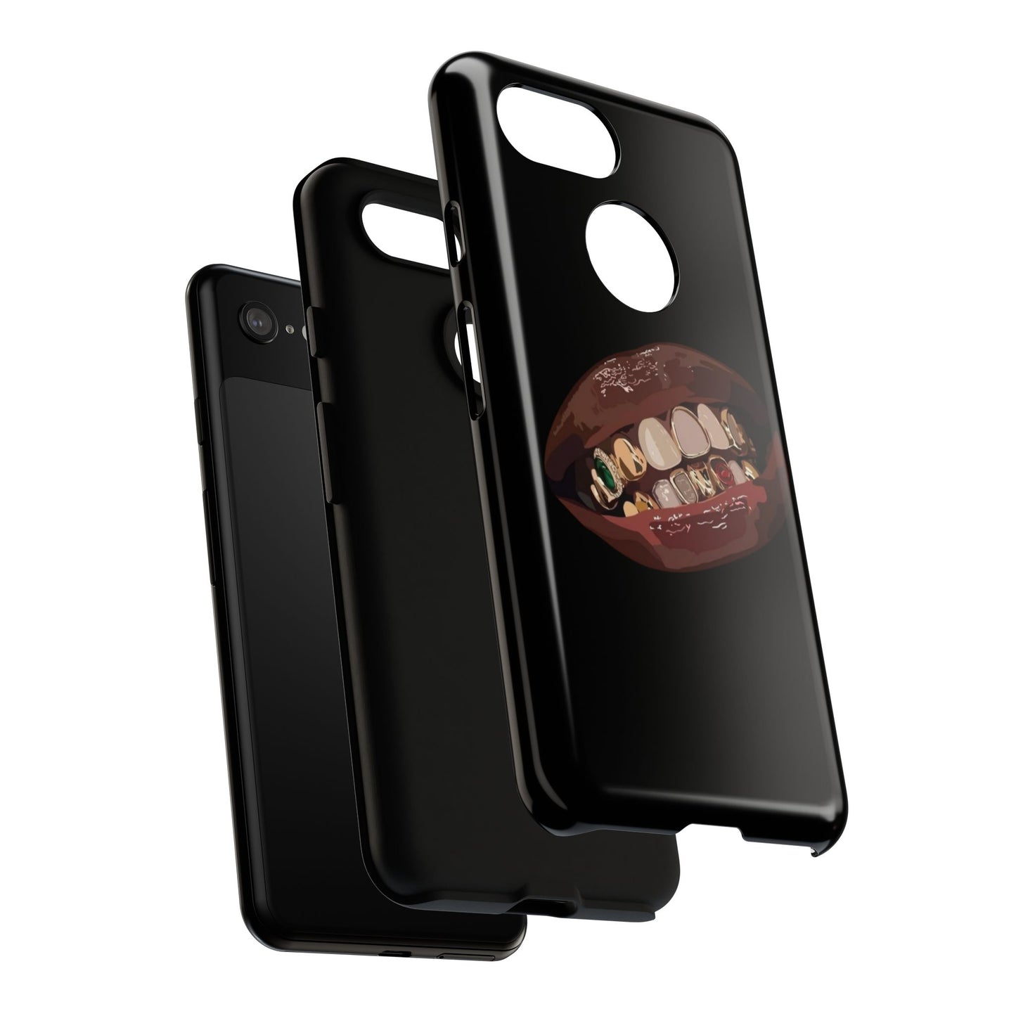 Tough Cases - Unique Phone Case with Bold Teeth Design