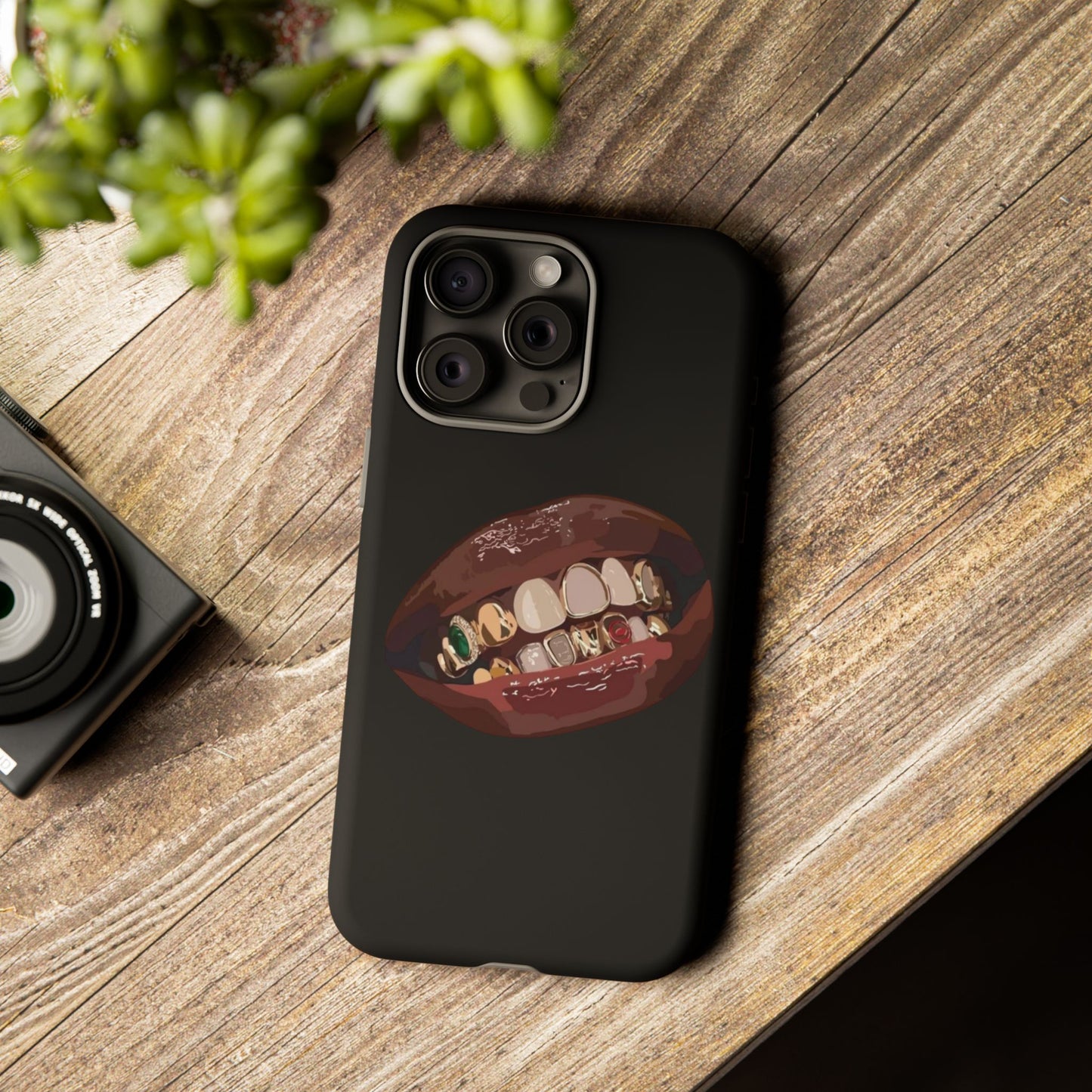 Tough Cases - Unique Phone Case with Bold Teeth Design