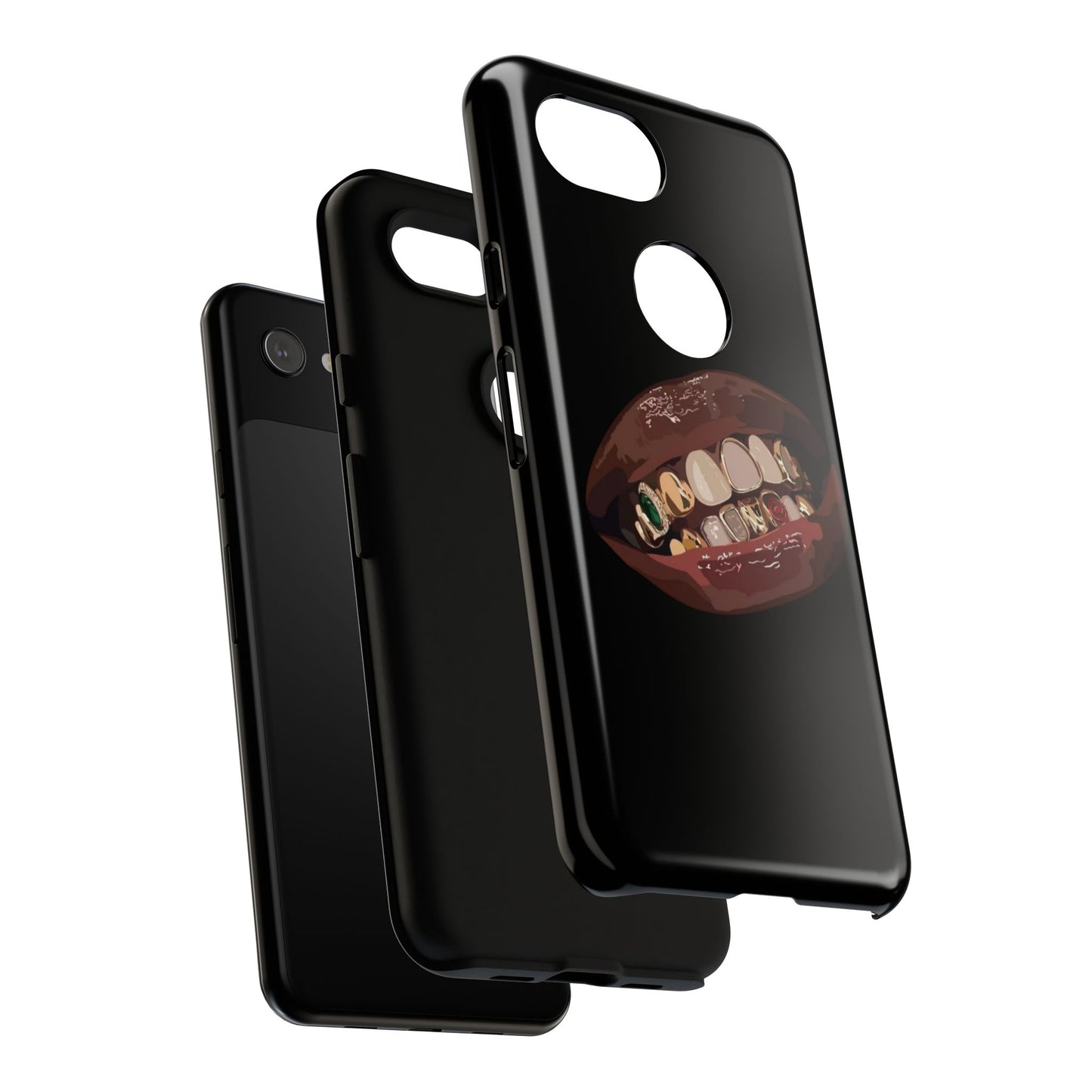 Tough Cases - Unique Phone Case with Bold Teeth Design