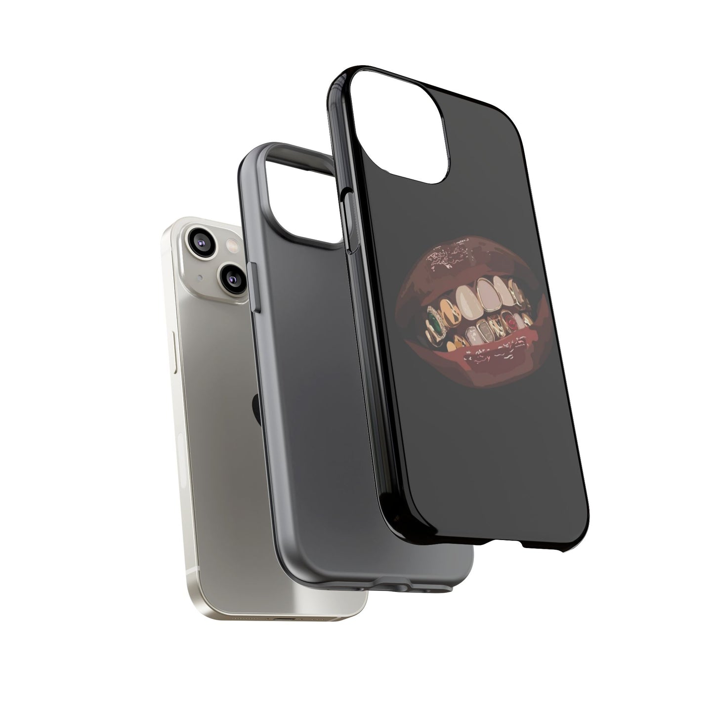 Tough Cases - Unique Phone Case with Bold Teeth Design