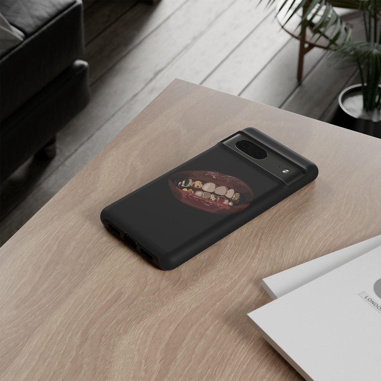 Tough Cases - Unique Phone Case with Bold Teeth Design