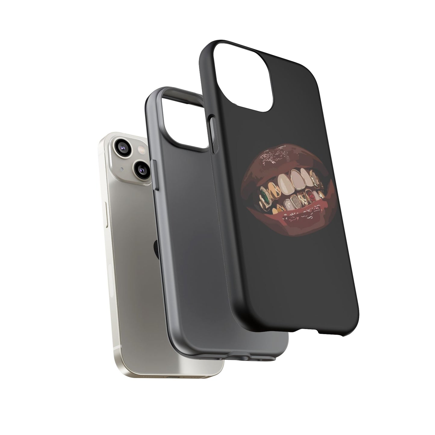 Tough Cases - Unique Phone Case with Bold Teeth Design