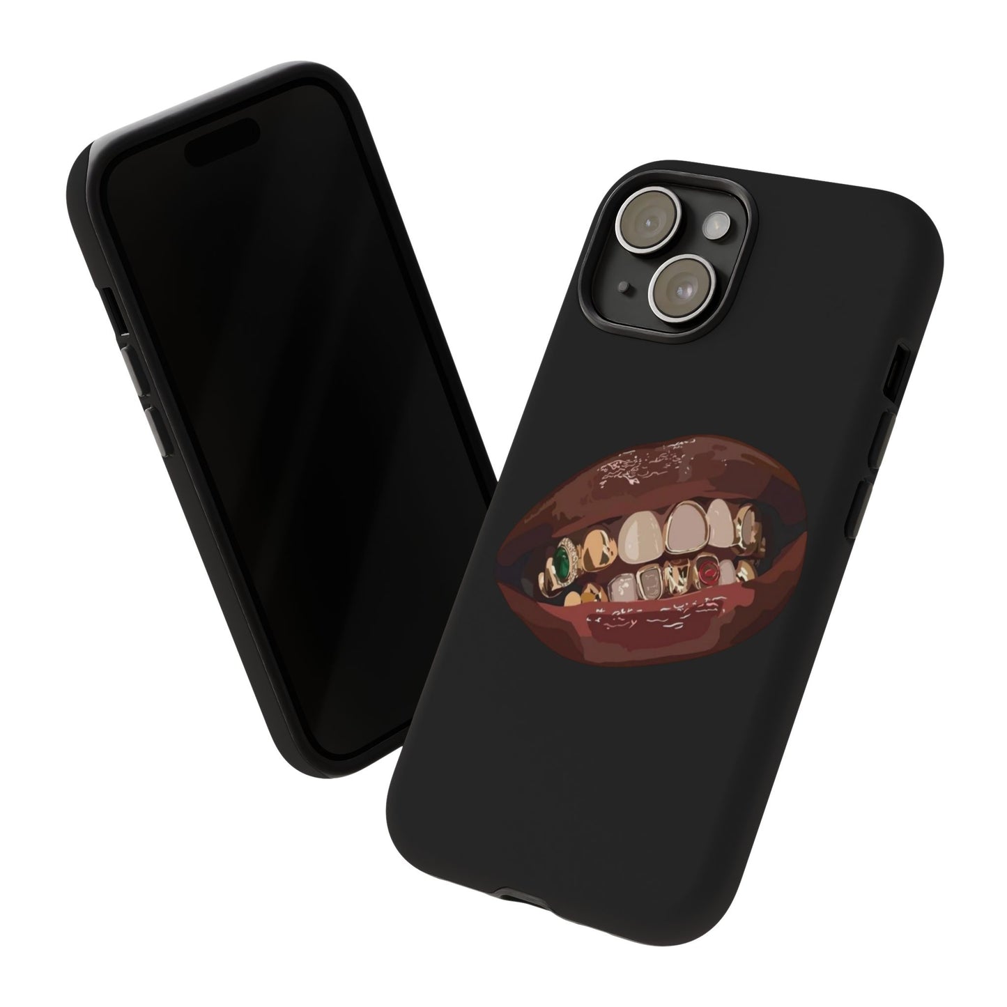 Tough Cases - Unique Phone Case with Bold Teeth Design