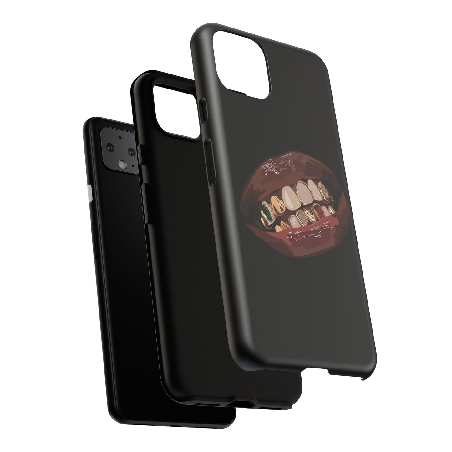 Tough Cases - Unique Phone Case with Bold Teeth Design